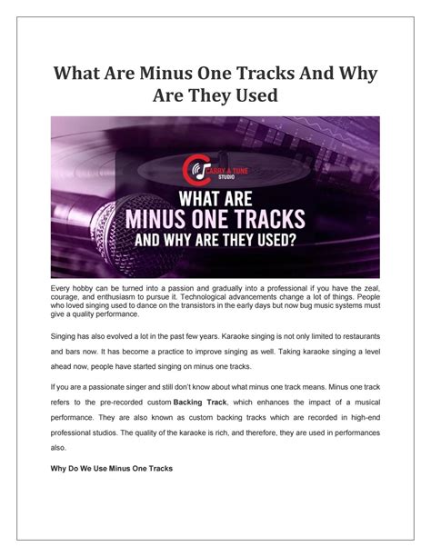 Minus One music, videos, stats, and photos .